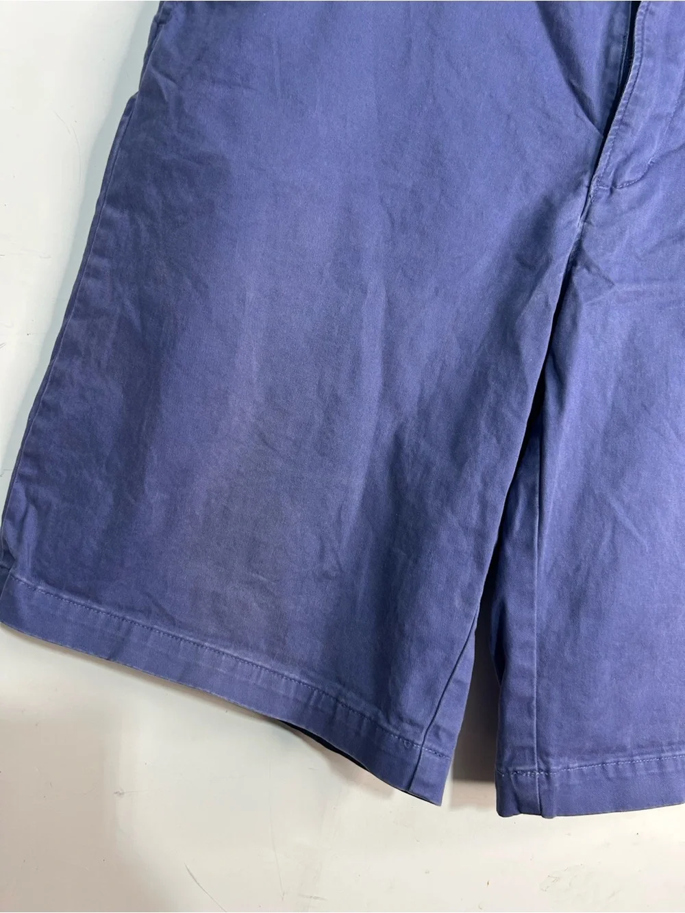 Lands' End Navy Washed Shorts Mens Size 35